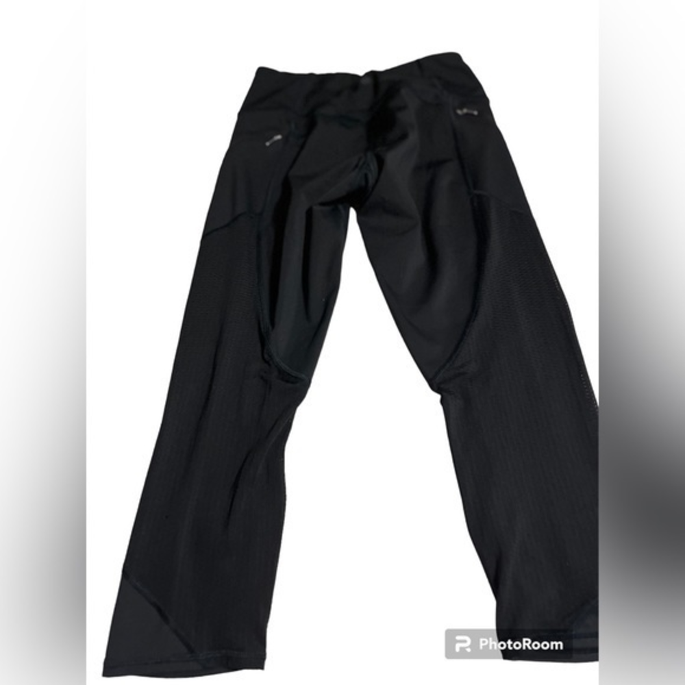 Athleta Women's‎ Mesh Contender Capri Style Leggings Black  Size: XS